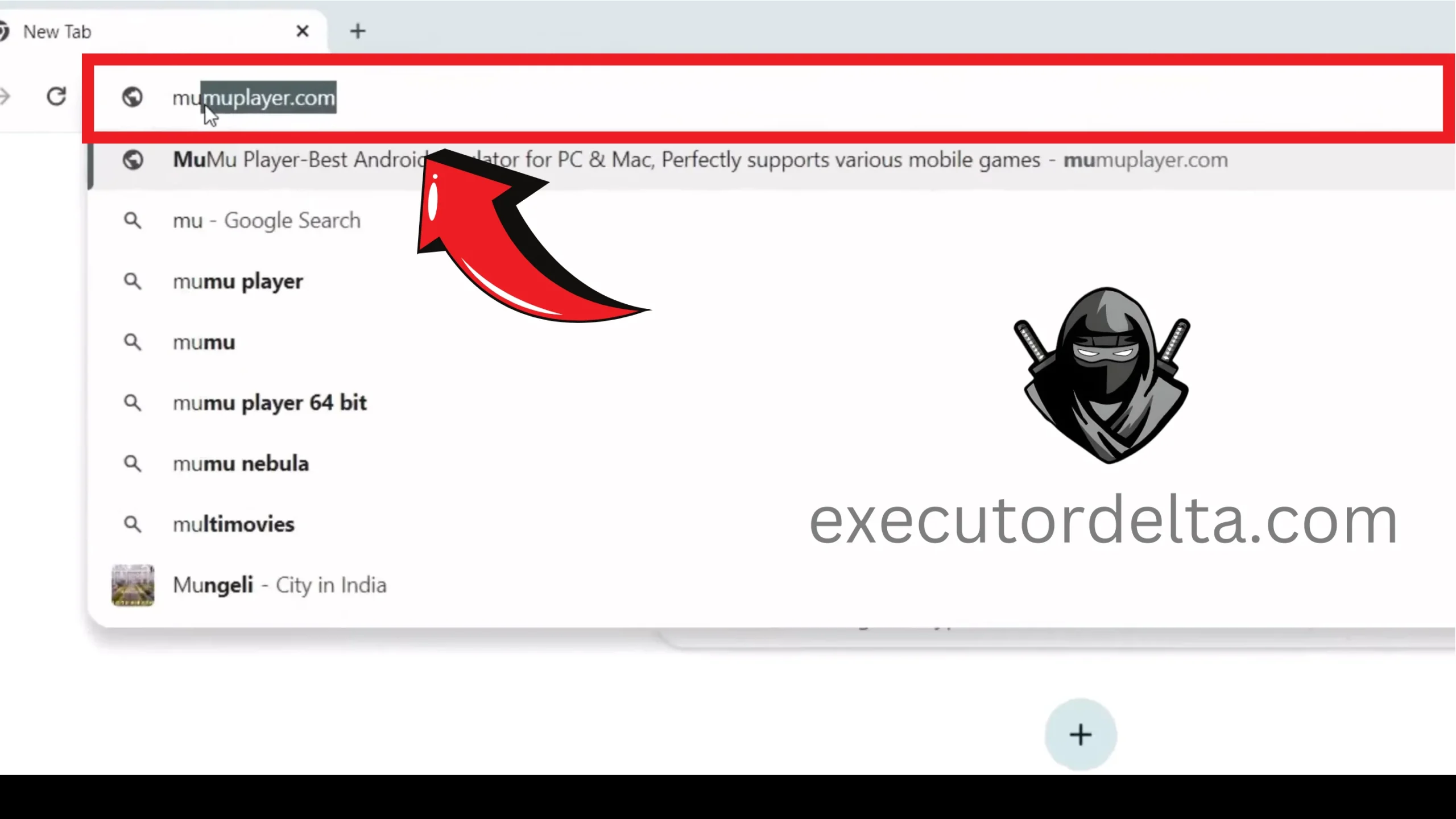 How to Download and Install Delta Executor on PC Using Android Emulator: Step-by-Step Guide (December 2025) 3 google search bar screenshot image