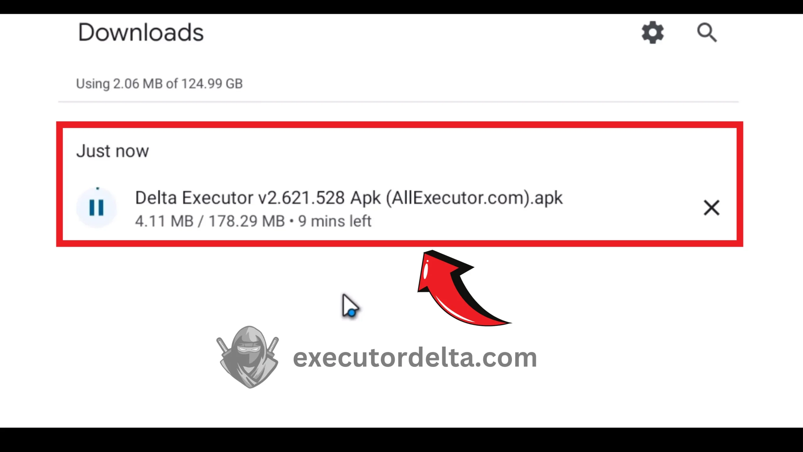How to Download and Install Delta Executor on PC Using Android Emulator: Step-by-Step Guide (December 2025) 25 open button for opening the downloaded Delta file screenshot image