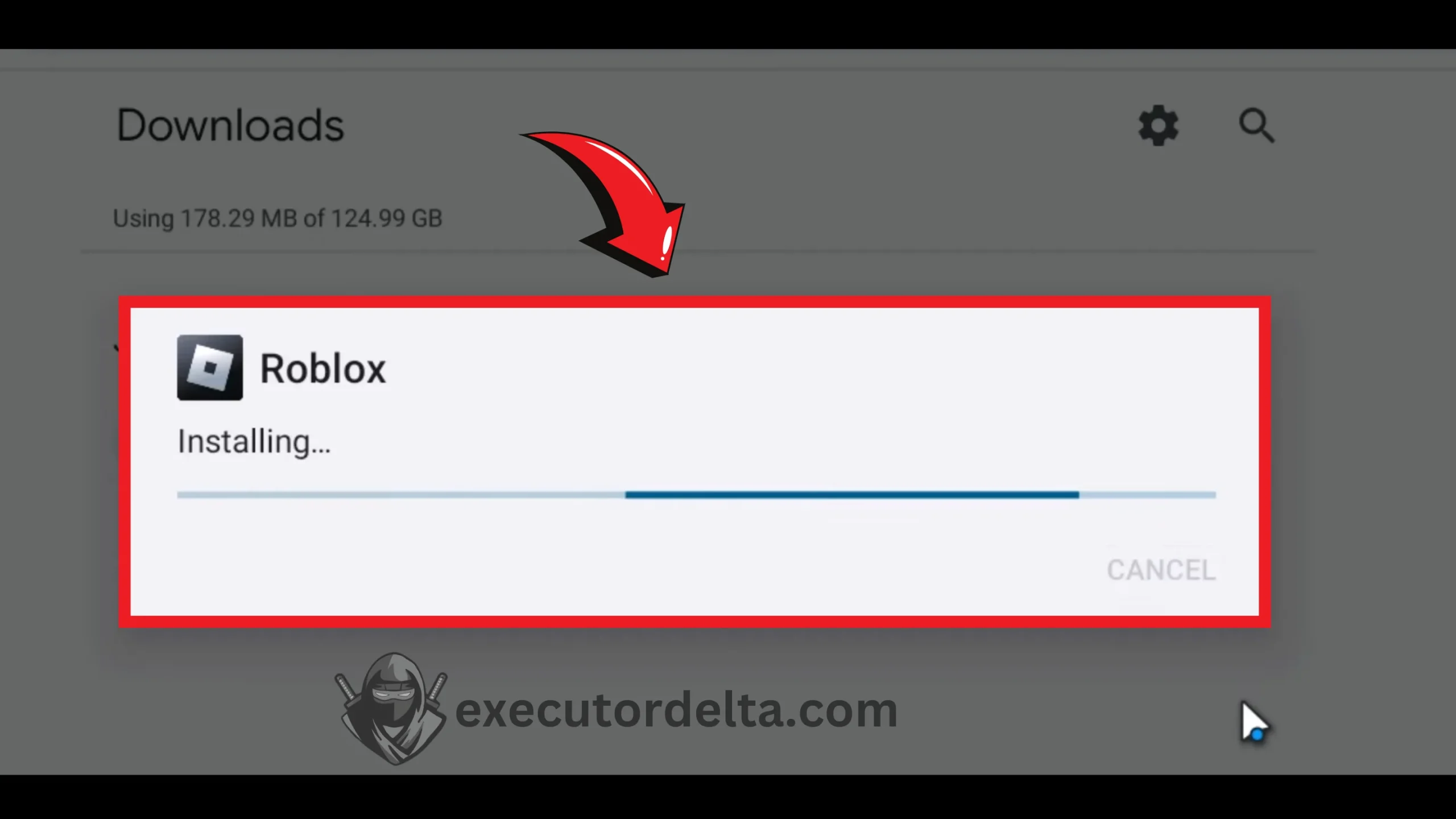 How to Download and Install Delta Executor on PC Using Android Emulator: Step-by-Step Guide (December 2025) 27 opening Roblox in Delta downloader screenshot image