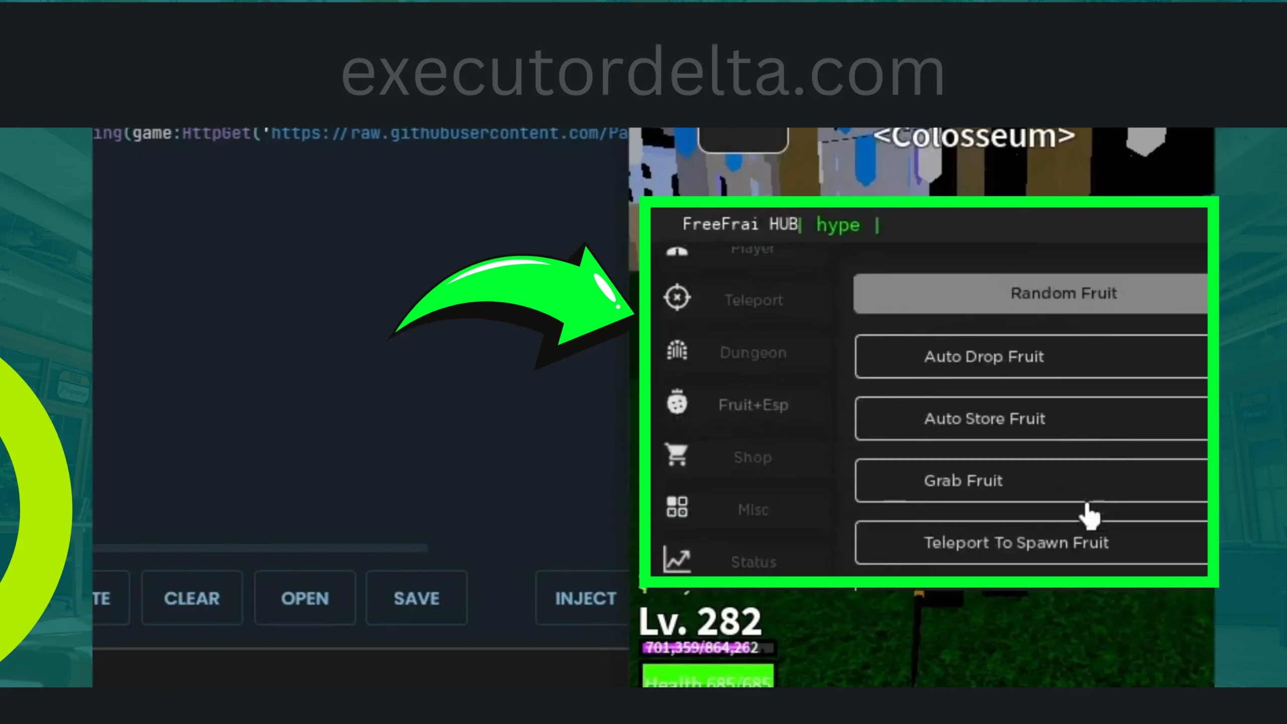 script panel for specific game in delta executor screenshot image