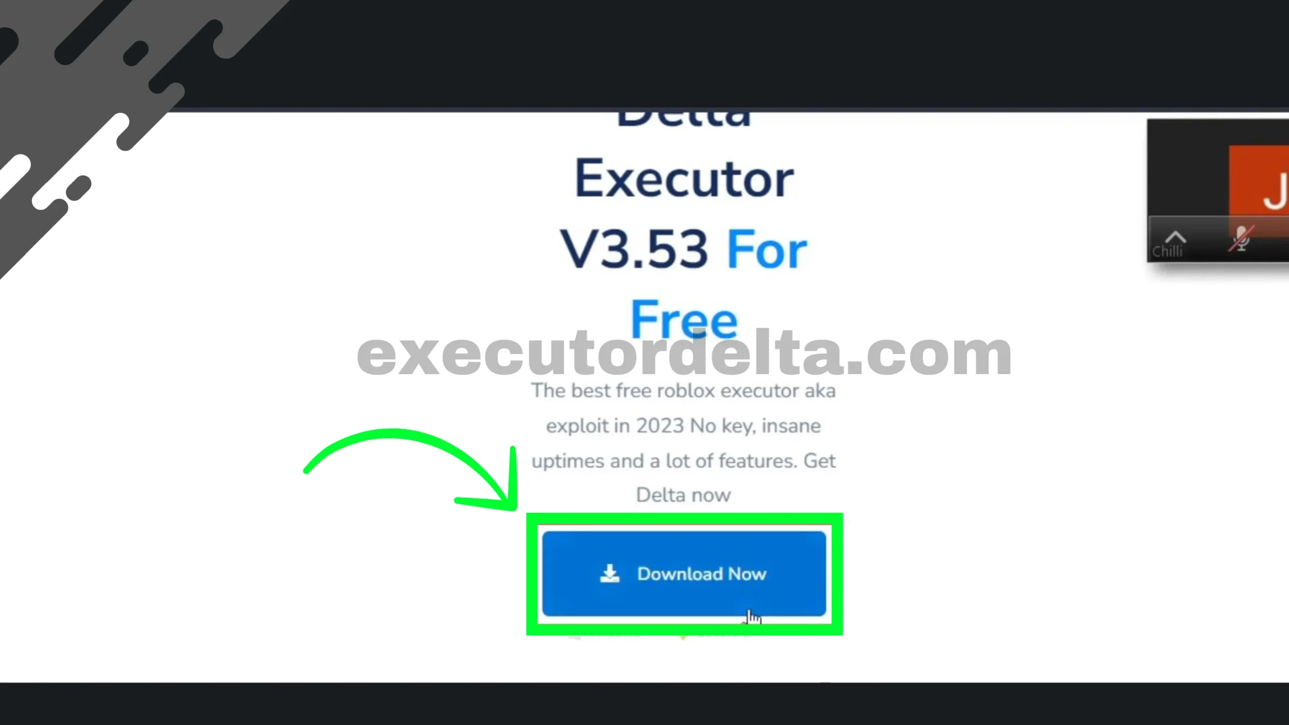 Delta PC page of executordelta.com screenshot image