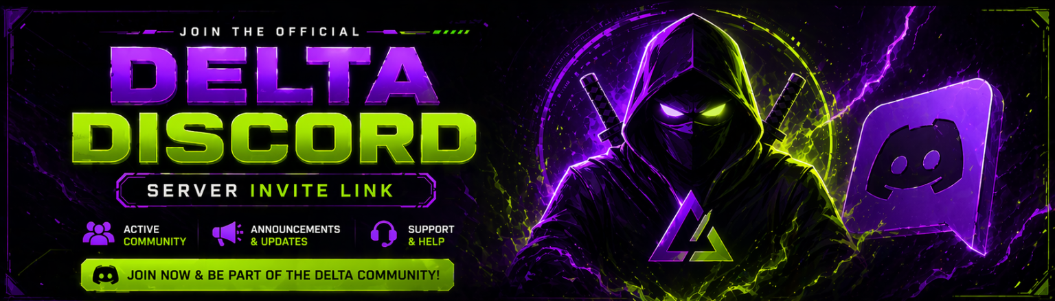 Delta Executor Discord Server Banner