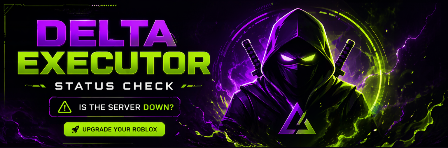 Delta Executor Server Status Dashboard Preview